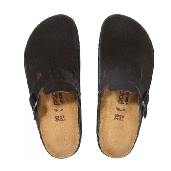 [New Color] Women's Birkenstock "Black" Boston Chunky Clogs - Picture 2 of 6